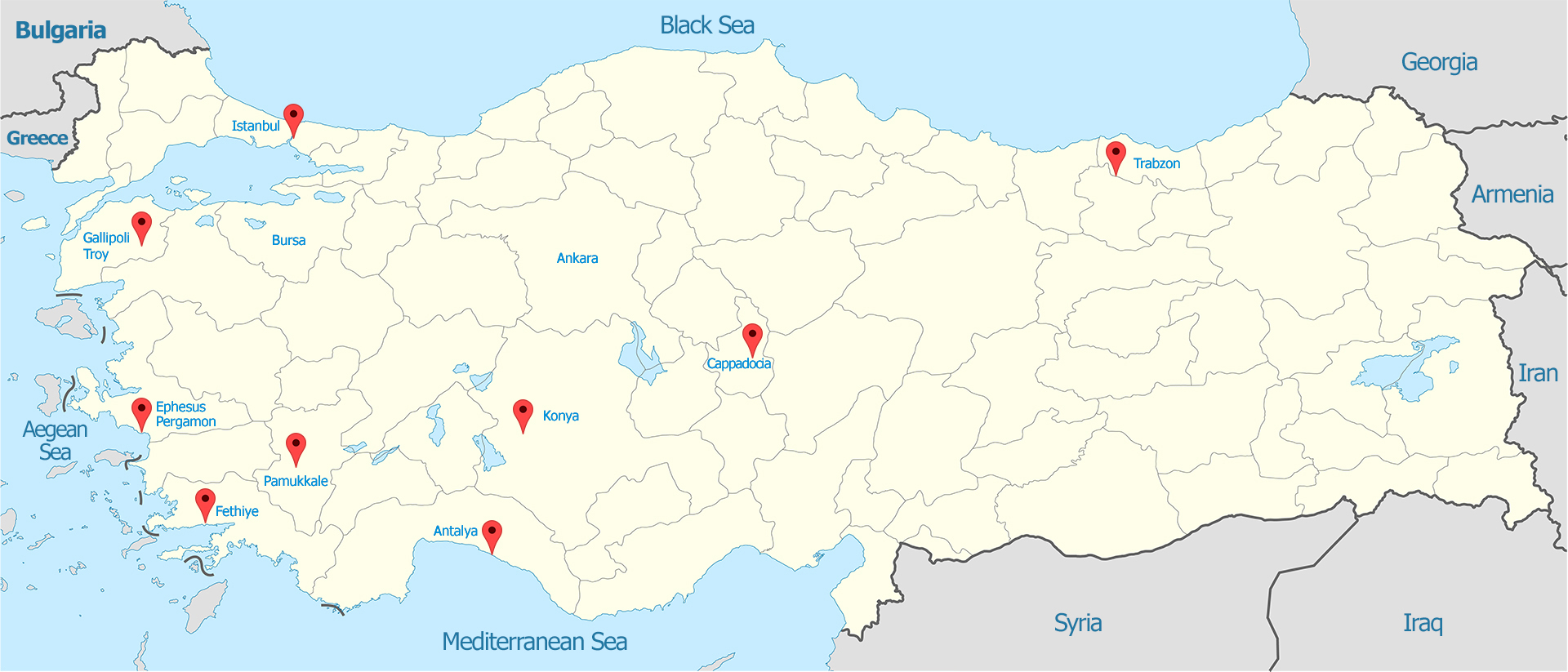 Turkey Map