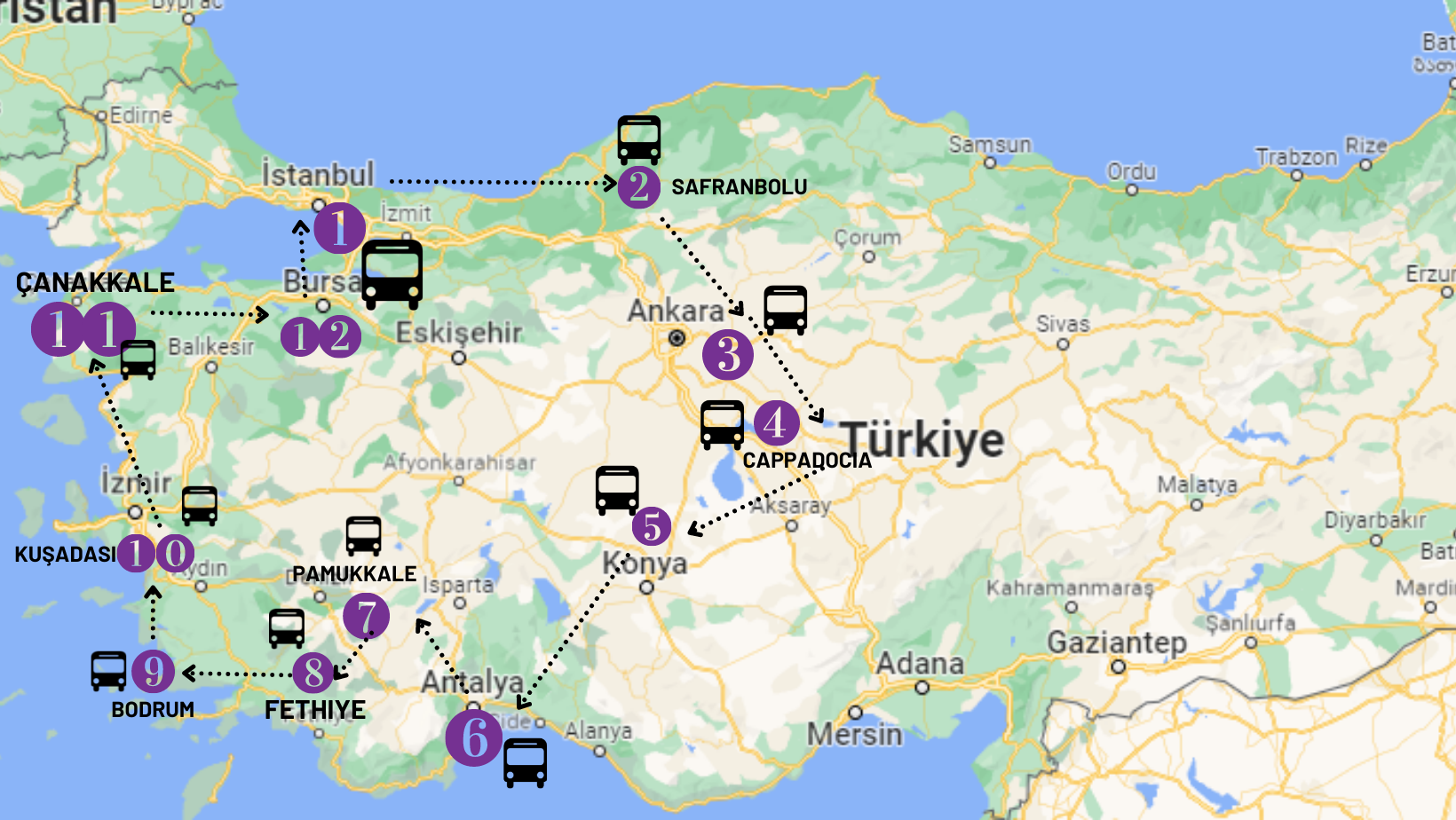 20 days turkey tour